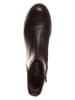 Skechers Skórzane botki w kolorze czarnym