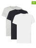 CALVIN KLEIN UNDERWEAR 3-delige set: shirts grijs/zwart/wit