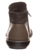 CAMINA by Kmins Leder-Ankle-Boots in Khaki