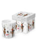 ppd Kubek jumbo "Cold Outside" w kolorze białym ze wzorem - 350 ml