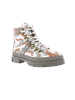 BIG STAR Leder-Schnürschuhe in Grau/ Bunt