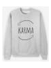 WOOOP Sweatshirt "Karma" grijs