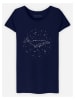 WOOOP Koszulka "Whale Constellation" w kolorze granatowym