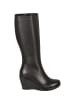 Noosy Leder-Stiefel in Schwarz