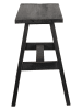 Clayre & Eef Bijzettafel zwart - (B)42 x (H)43 x (D)28 cm