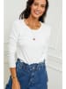 Soft Cashmere Pullover in Weiß