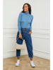 Soft Cashmere Rollkragenpullover in Hellblau