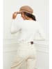 Soft Cashmere Cardigan in Weiß