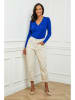 Soft Cashmere Cardigan in Blau