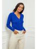 Soft Cashmere Cardigan in Blau