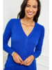 Soft Cashmere Cardigan in Blau