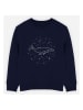 WOOOP Sweatshirt "Whale Constellation" donkerblauw