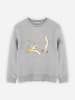 WOOOP Sweatshirt "Streaker" grijs