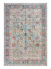 Elle Decoration Kurzflor-Teppich "Mahal" in Hellblau/ Bunt