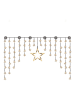 Profiline Ledlichtgordijn "Star" warmwit - (L)135 x (B)95 cm