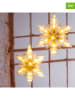 Profiline 2er-Set: LED-Dekoleuchten "Star" in Warmweiß - Ø 23,5 cm