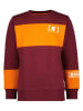 RAIZZED® Sweatshirt "Noto" bordeaux/oranje