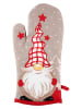 Trendy Kitchen by EXCÉLSA Ovenwant "Gnome" rood/grijs - (L)32 x (B)18 cm