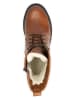 mysa Leder-Boots "Aster" in Braun