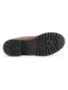 mysa Leren boots "Daphne" bruin