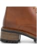 mysa Leren boots "Daphne" bruin