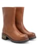 mysa Leder-Boots "Delphine" in Hellbraun