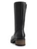 mysa Leder-Stiefel "Dianthe" in Schwarz