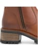 mysa Leder-Boots "Ivy" in Hellbraun