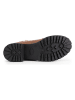 mysa Leder-Stiefeletten "Leliana" in Hellbraun