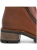mysa Leder-Stiefeletten "Leliana" in Hellbraun