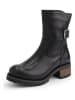 mysa Leder-Stiefeletten in Schwarz