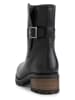 mysa Leder-Stiefeletten in Schwarz
