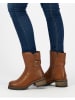 mysa Leder-Stiefeletten in Hellbraun