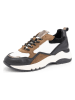 mysa Leren sneakers "Rodanthe" wit/bruin