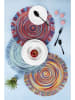 Villa d´Este 6er-Set: Tischsets "Baita" in Bunt - Ø 44 cm