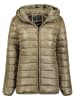 Geographical Norway Doorgestikte jas "Annecy" goudkleurig