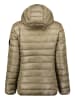 Geographical Norway Doorgestikte jas "Annecy" goudkleurig