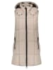 JDY Doorgestikte bodywarmer "Daisy" zandkleurig