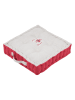 STOF France Poduszka w kolorze biało-czerwonym - 45 x 45 cm