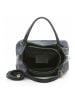 Mia Tomazzi Leder-Henkeltasche "Maggiore" in Schwarz - (B)28 x (H)20 x (T)12 cm