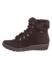 avance shoes Skórzane botki w kolorze czarnym