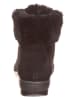 avance shoes Leder-Boots in Schwarz