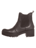 avance shoes Leder-Stiefeletten in Schwarz