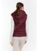 Northwood Kamizelka pikowana "Lana" w kolorze bordowym