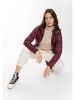 Northwood Doorgestikte jas "Huez" bordeaux