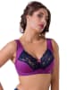 Valea Beugelloze beha "Idalia" donkerblauw/paars