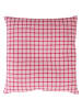 Overbeck and Friends Kussenhoes "Hannah" lichtroze/rood - (L)50 x (B)50 cm