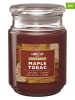 CANDLE-LITE 2-delige set: geurkaarsen "Maple Tobac" donkerrood - 2x 510 g