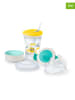 NUK 6-delige drinkleerset "Evolution" geel/turquoise