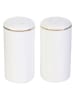 every ware 2-delige set: zout- & peperstrooier wit - 80ml